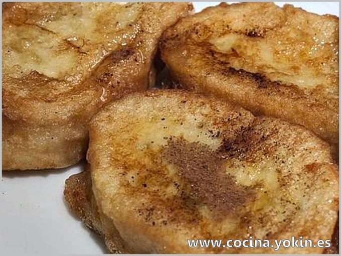 CARNIVAL TOAST - Another traditional Spanish dish, humble-looking but with a mild flavor and not too sweet, so it is a garter belt dessert. Easy preparation.