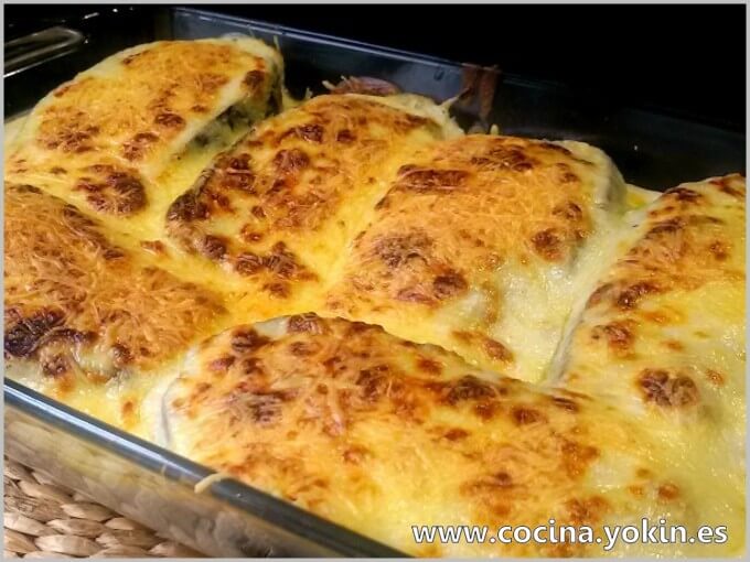 STUFFED EGGPLANT - A spectacular dish especially at the time of the first cut and appreciate the different layers that compose food.